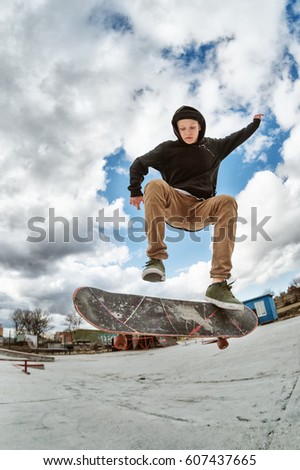 Similar – frontside boardslide II