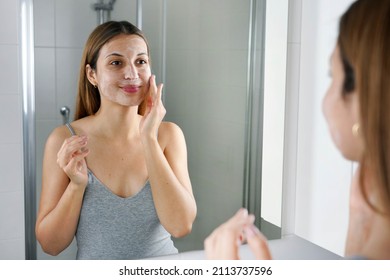 Young Skin Care Routine Peeling Solution Stock Photo (Edit Now) 2113737596