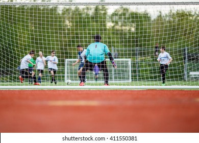 Young Soccer Goalie