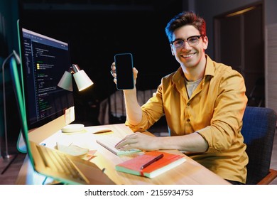 Young Software Engineer Specialist Programmer Man Stock Photo ...