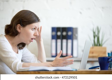 10,705 Girl shocked laptop Images, Stock Photos & Vectors | Shutterstock