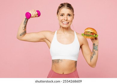 La mujer triste deportiva