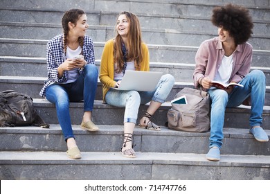 Young Students On Campus