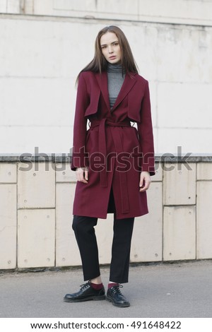 Similar – Young girl posing outdoor