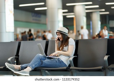 Calling A Taxi Airport Stock Photos Images Photography