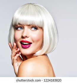 White Short Hair Images Stock Photos Vectors Shutterstock