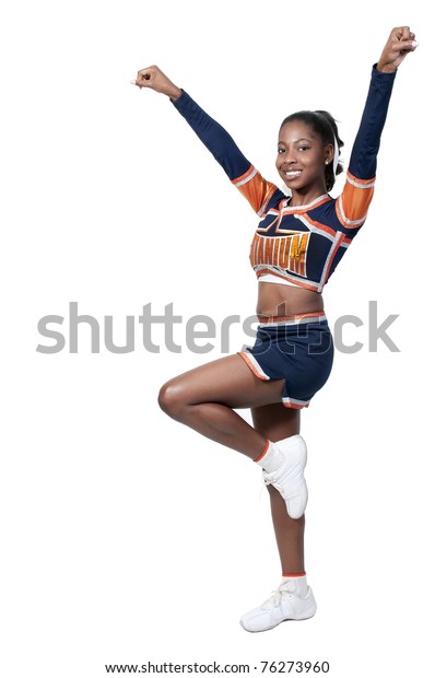 Teen cheerleader ebony