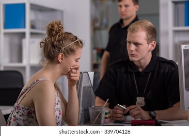 Young Terrified Female Was A Victim Of Crime