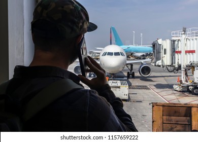 A Young Traveler Calls Law Enforcement After Seeing Something Suspicious At An International Airport.