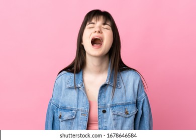 Girl mouth teen open Surprised Teenage