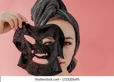 Download Pink Face Mask Images Stock Photos Vectors Shutterstock PSD Mockup Templates