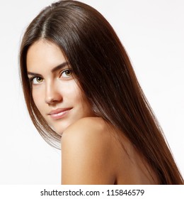 Brown Hair Woman Images Stock Photos Vectors Shutterstock