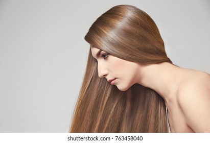 Straight Brown Hair With Caramel Highlights Hair Color