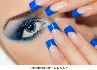 Young Woman With Beautiful Nails