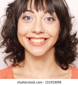 Young Woman With Big Happy Smile