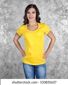 185,411 Woman yellow shirt Images, Stock Photos & Vectors | Shutterstock