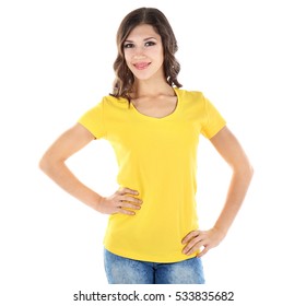 woman with yellow shirt - Quality assurance - OFF 65%