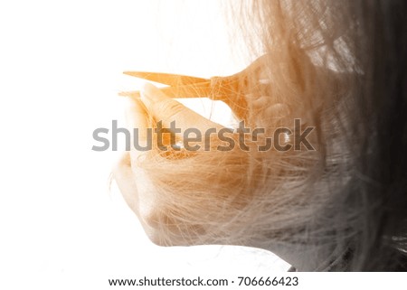 Similar – Image, Stock Photo Ray of Light Human being