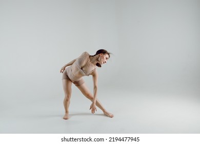 Young Woman Dancer Dancing High Heels Dance