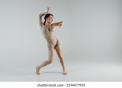 Young Woman Dancer Dancing High Heels Dance