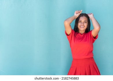 Young Woman Dancing In The City. Urban Street Dance