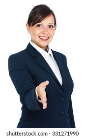 Portrait Woman Business Clothing Blank Card Stock Photo 51664918 ...