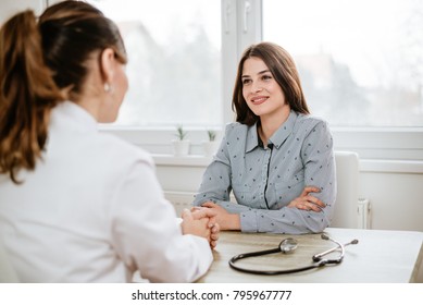 Young Woman At Doctor's Office.