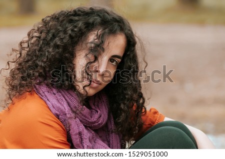 Similar – Image, Stock Photo melancholy Lifestyle Style