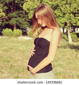 Young Woman In Early Pregnancy