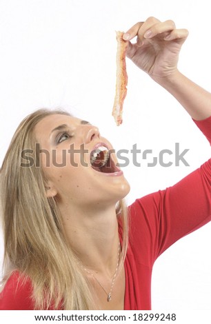 young-woman-eating-bacon-450w-18299248.j