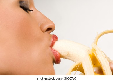 Bananas woman eating The Benefits