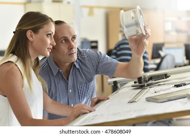 Young Woman In Engineering Training Class