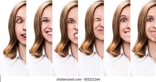 707 Half Angry Half Happy Images, Stock Photos & Vectors 