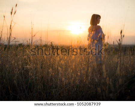 Similar – Image, Stock Photo Sunset Vacation & Travel