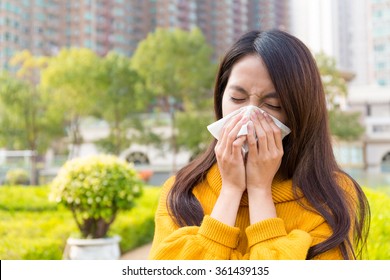 Young Woman Feeling Unwell