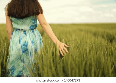 Young Woman In The Field