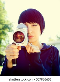 Young Woman Filmmaker