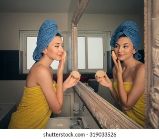 Young Woman Getting Ready