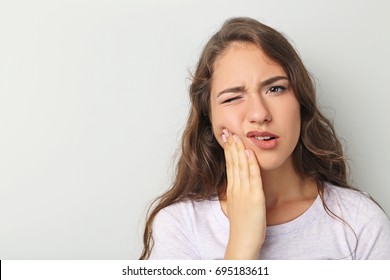 Young Woman Have A Toothache