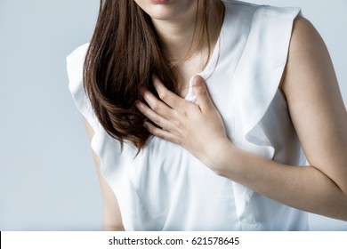 Young Woman Having A Heart Ache