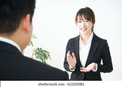 Young Woman Having A Job Interview