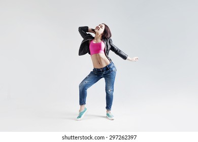 Young Woman Hip Hop Dancer Studio Stock Photo 297262397 | Shutterstock