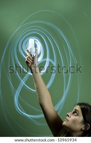 Similar – Boy reading with a flashlight