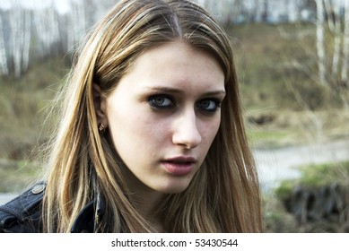 Young woman leaving native place - Powered by Shutterstock