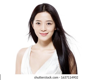 The young woman makeup portrait