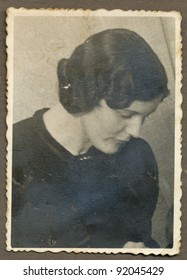 young woman - photo scan - about 1940