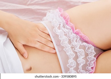 Woman Touching Herself Woman Touching Herself