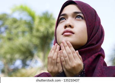 Young Woman Praying