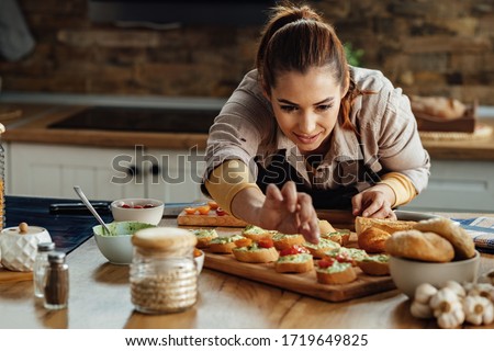 Similar – Image, Stock Photo Young woman enjoying cherry blossoms in springtime