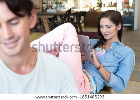 Similar – Image, Stock Photo tablet Living or residing